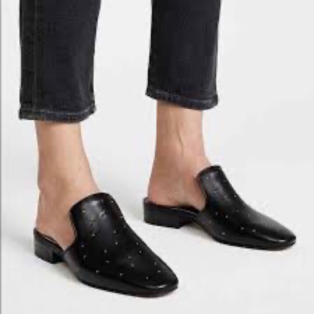 Rag & Bone Luis Studded Leather Mule 38